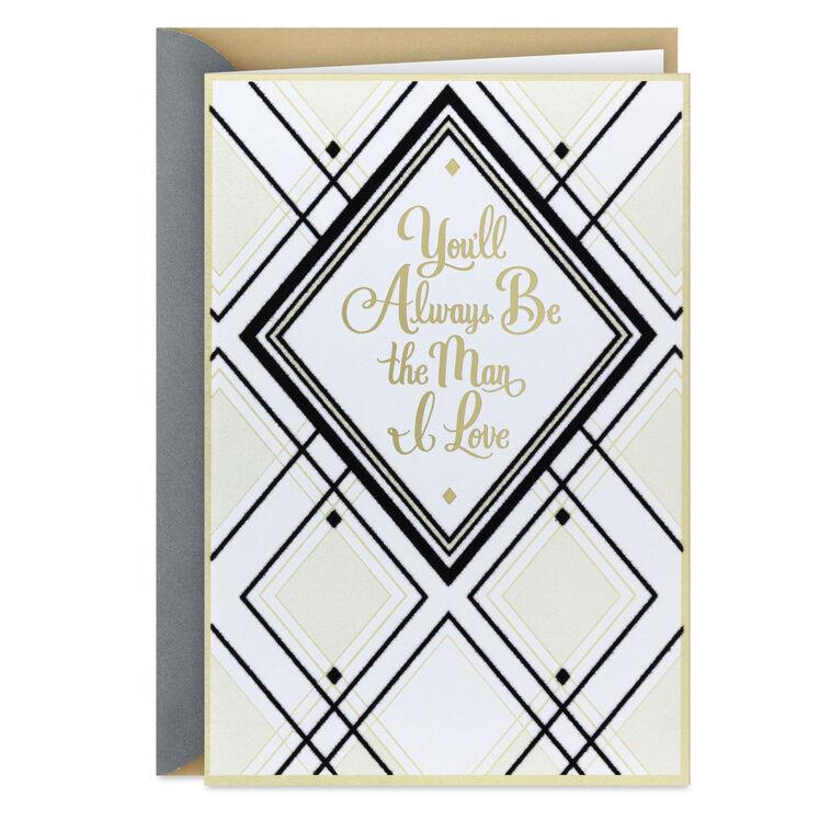 hallmark You'll Always Be the Man I Love Anniversary Card for Husband