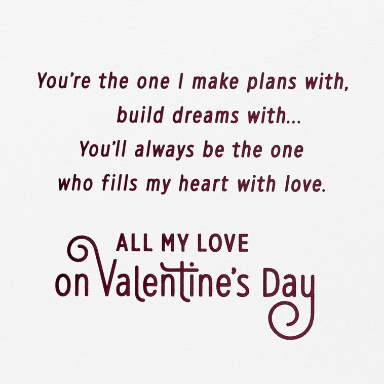 Hallmark You'll Always Be The One Valentine's Day Card For Wife