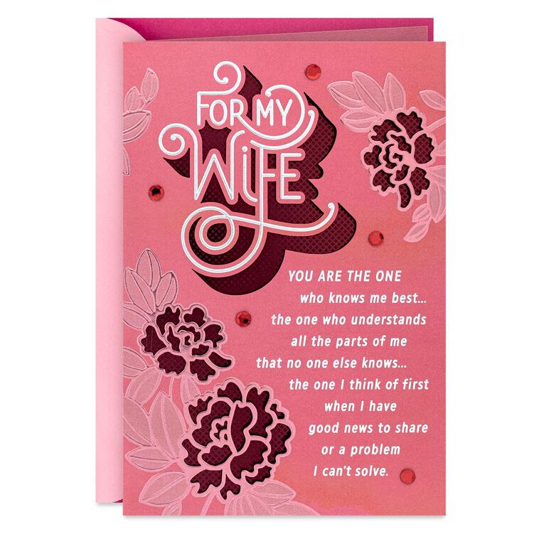 hallmark You'll Always Be the One Valentine's Day Card for Wife