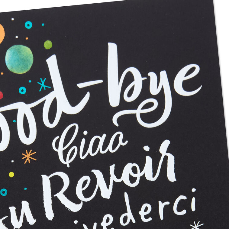 Hallmark You'll Be Missed In Any Language Goodbye Card