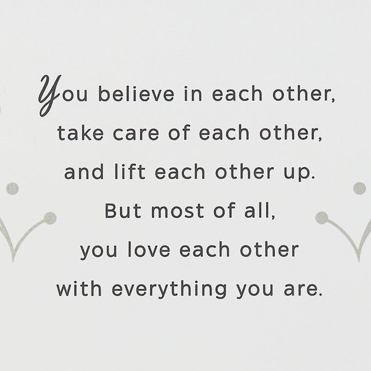 Hallmark You Love Each Other With Everything 25th Anniversary Card