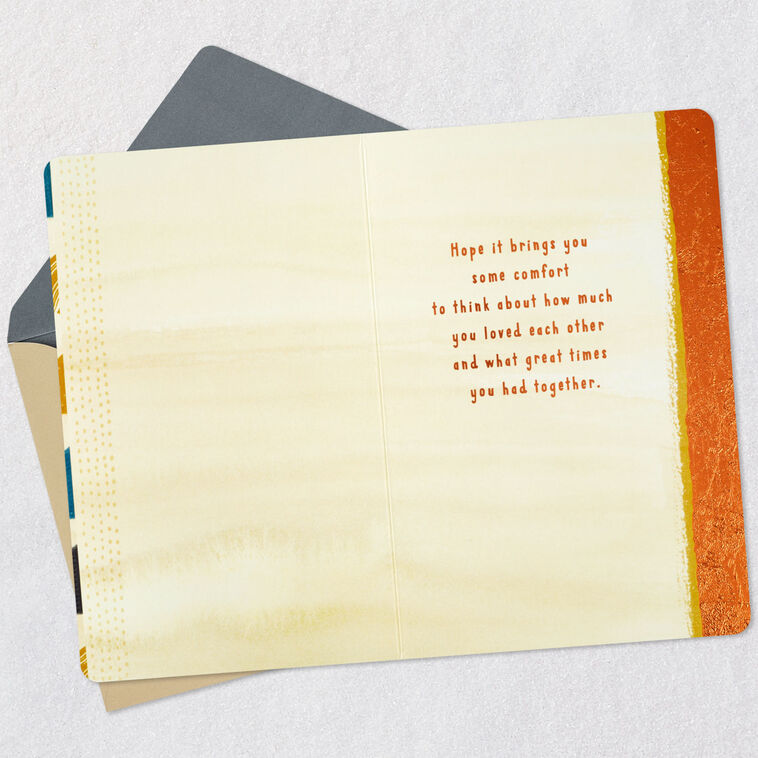 Hallmark You Loved Each Other So Much Sympathy Card For Loss Of Pet