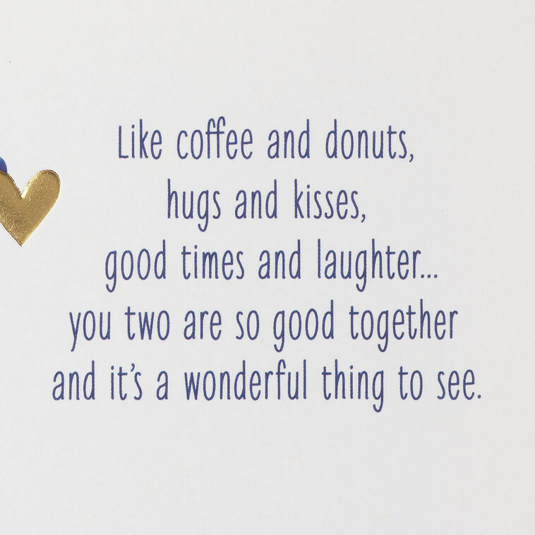 Hallmark You Make A Great Pair Anniversary Card For Son And His Love