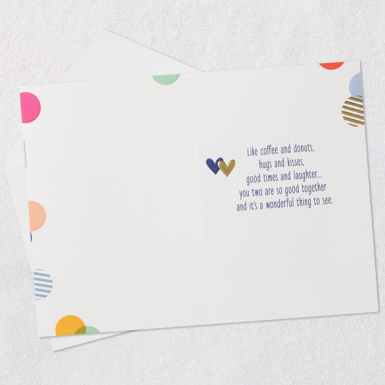 Hallmark You Make A Great Pair Anniversary Card For Son And His Love