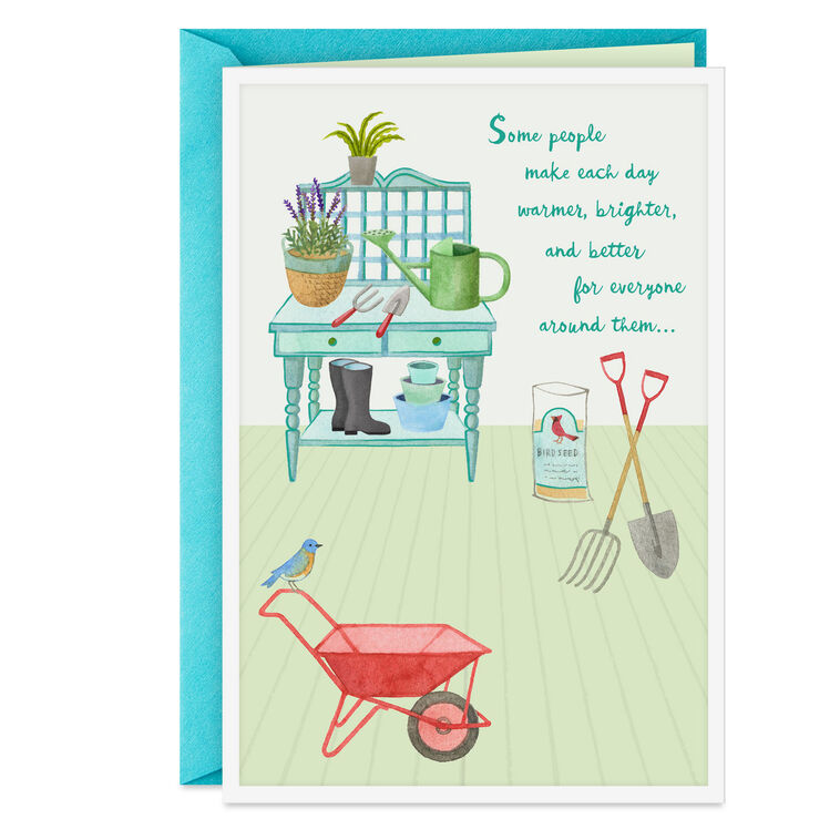 hallmark You Make Each Day Brighter and Better Birthday Card