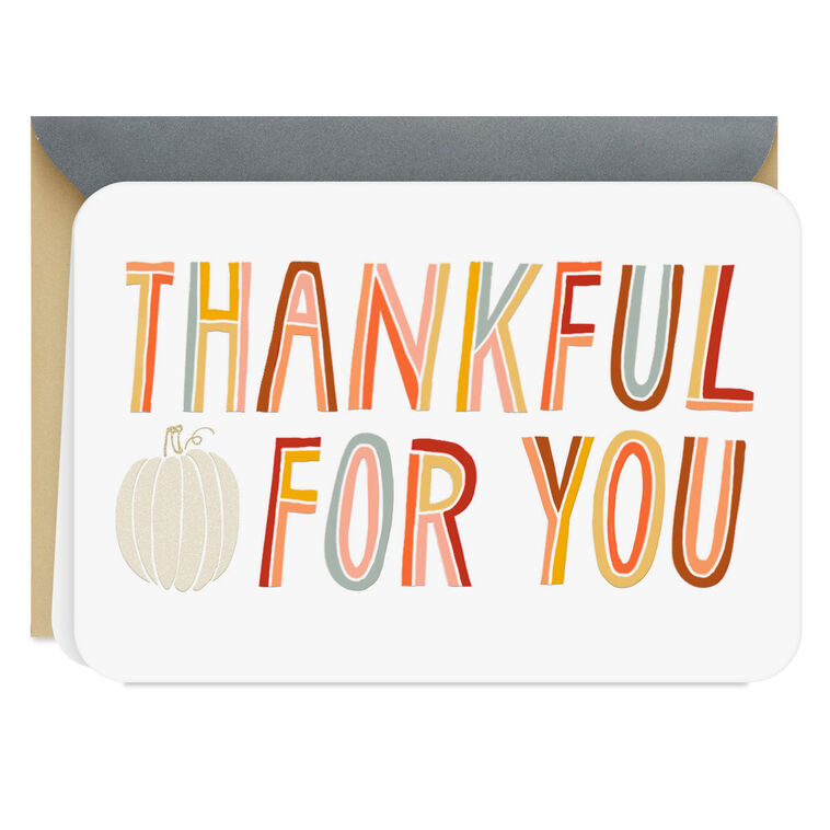 hallmark You Make Everything Better Thanksgiving Card