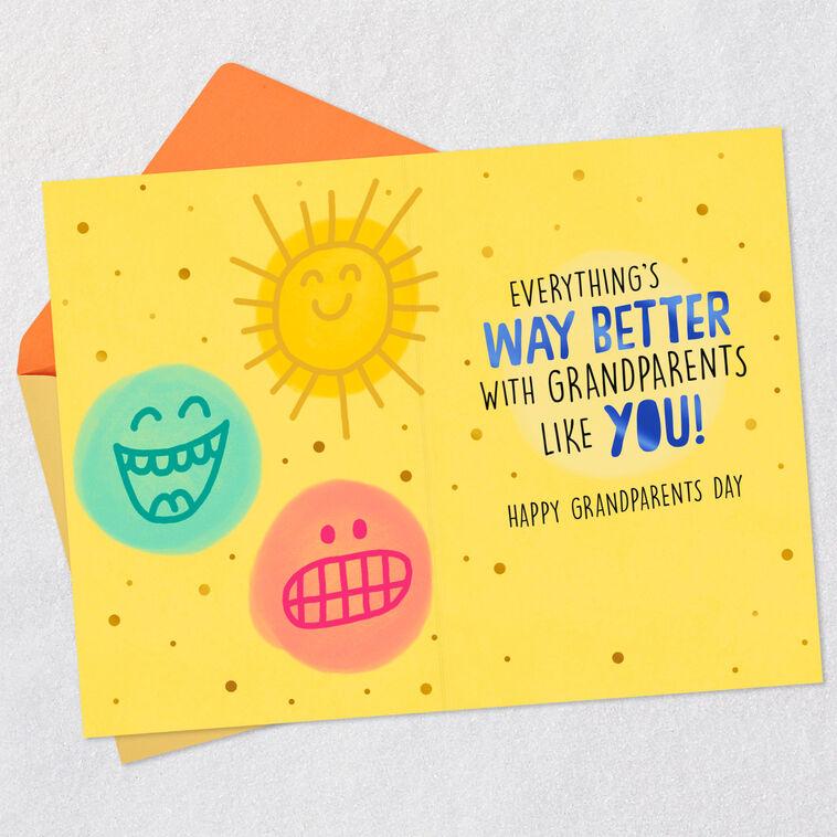 Hallmark You Make Everything Way Better Grandparents Day Card From Kids