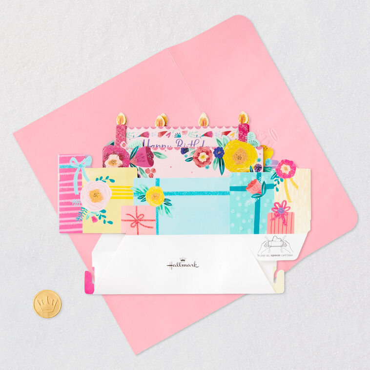Hallmark You Make Life Sweet 3D Pop-Up Birthday Card