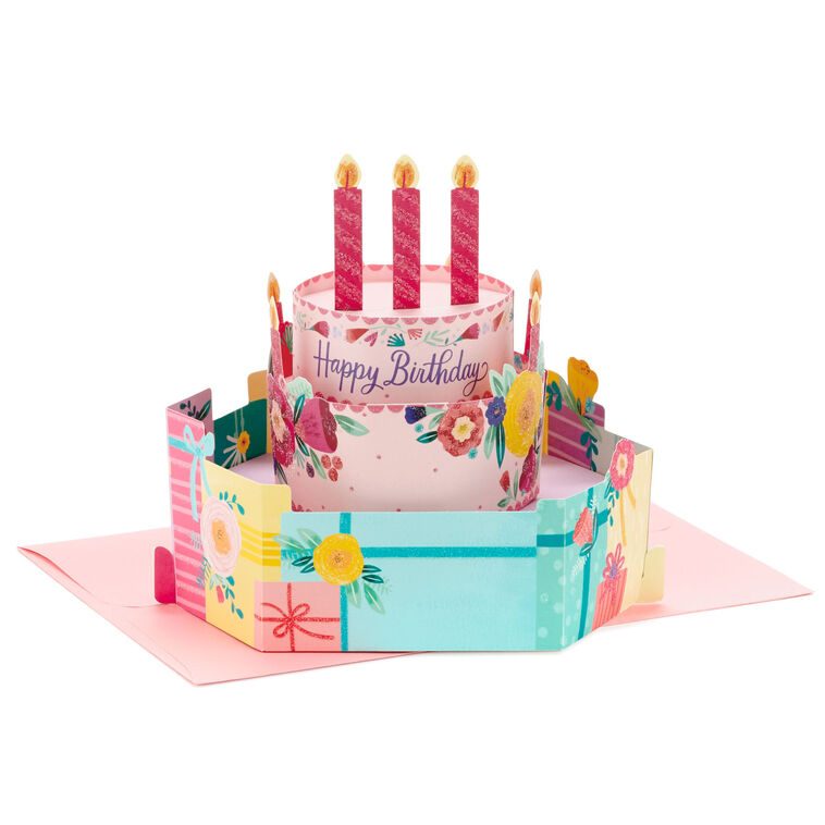 hallmark You Make Life Sweet 3D Pop-Up Birthday Card