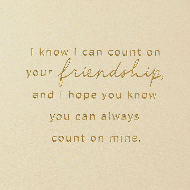 Hallmark You Make Me Feel So Blessed Friendship Card