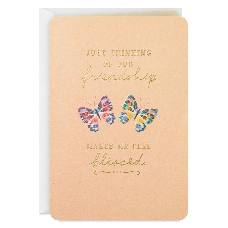 hallmark You Make Me Feel So Blessed Friendship Card