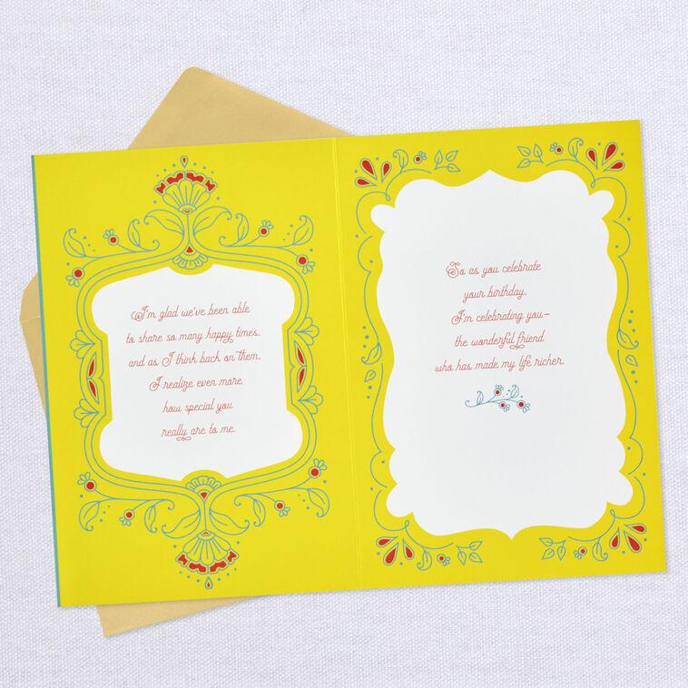 Hallmark You Make My Life Richer Birthday Card For Friend