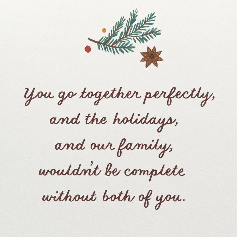 Hallmark You Make Our Family Complete Holiday Card For Both