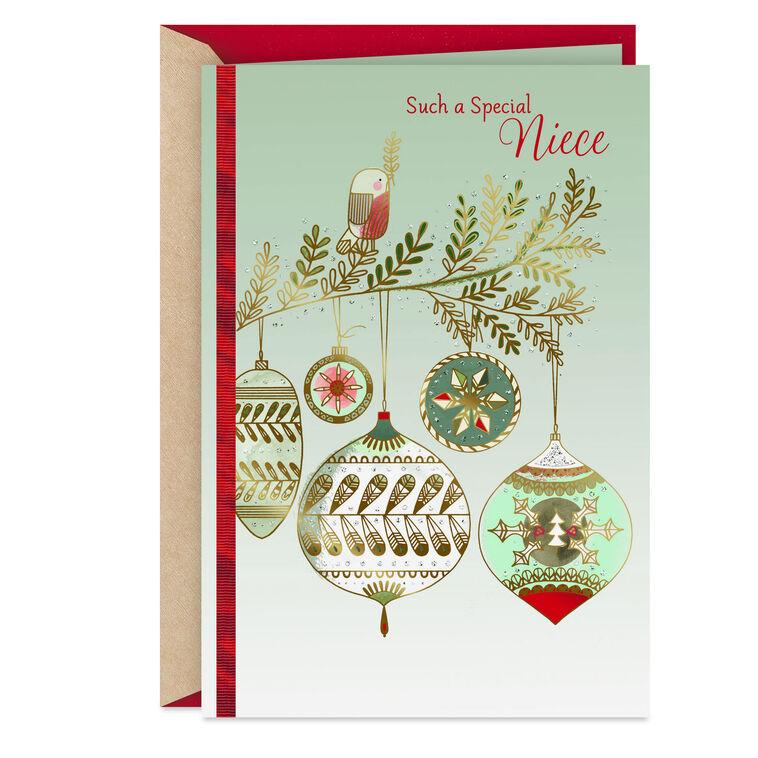 hallmark You Make Our Family Tree More Fun Christmas Card for Niece