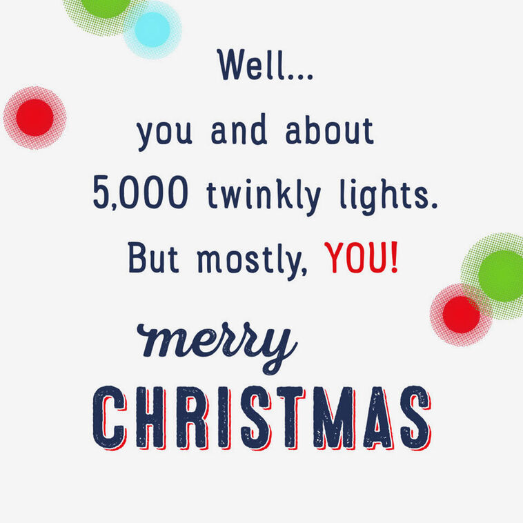 Hallmark You Make The Holidays Extra Bright Christmas Card For Grandson