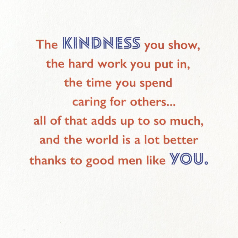 Hallmark You Make The World A Better Place Birthday Card For Son