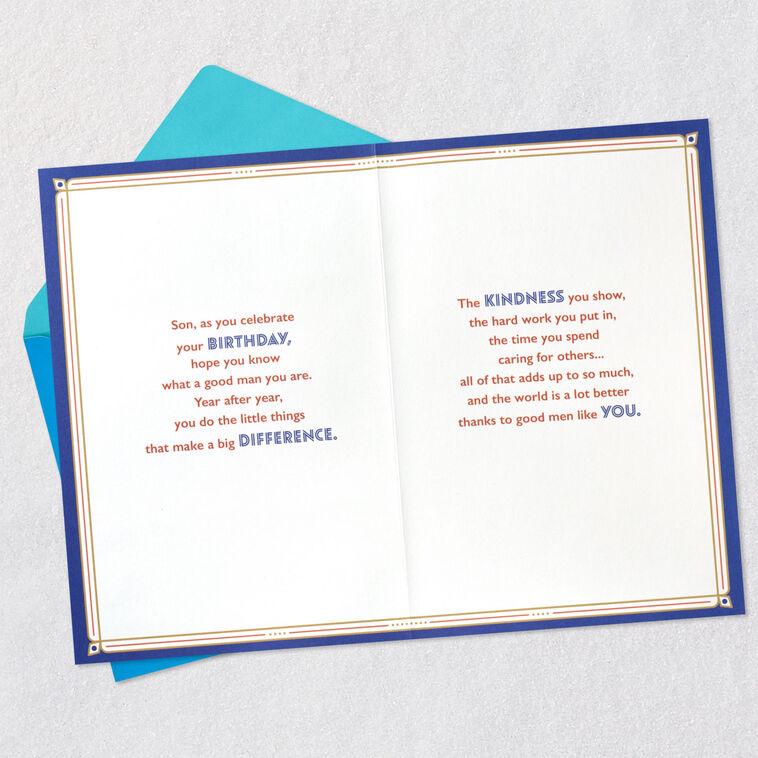 Hallmark You Make The World A Better Place Birthday Card For Son