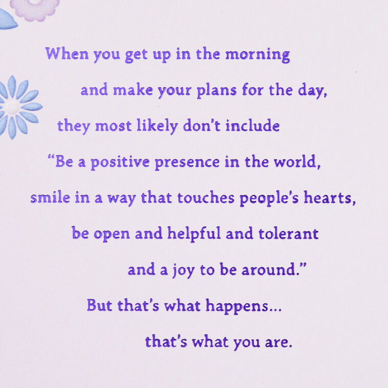 Hallmark You Make The World Better Birthday Card For Friend