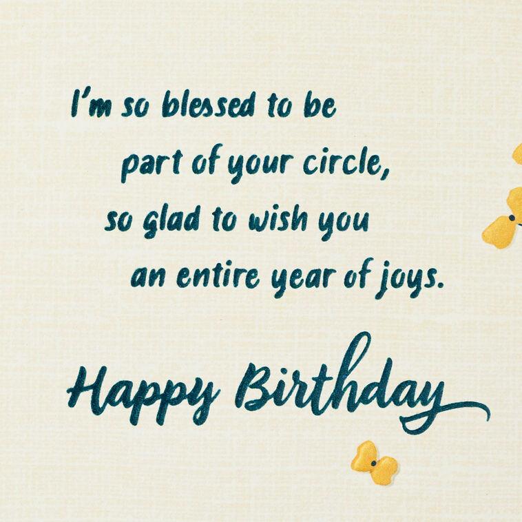 Hallmark You Make The World Brighter Religious Birthday Card For Her