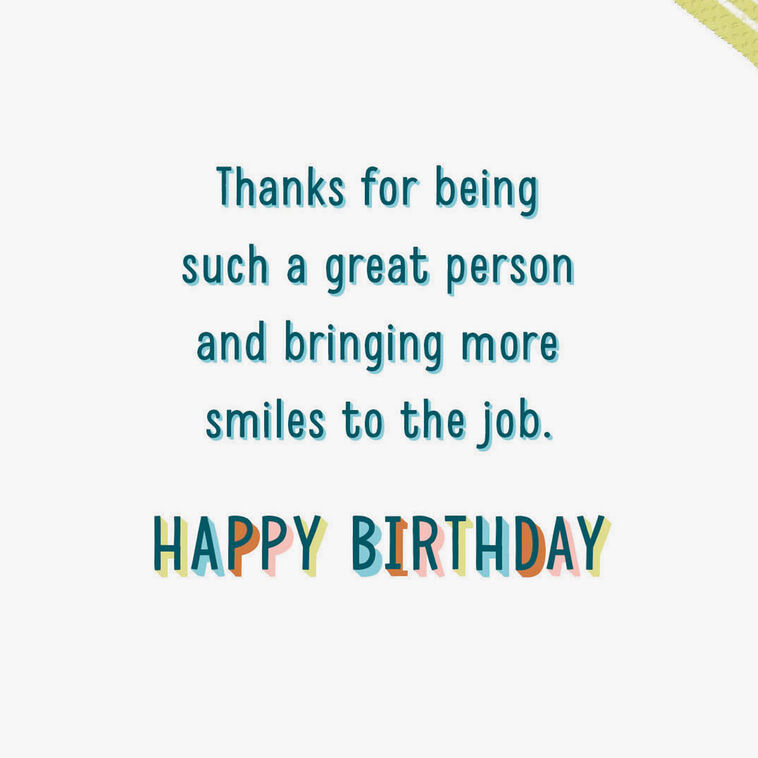 Hallmark You Make Work Feel A Lot Less Work-y Birthday Card For Coworker