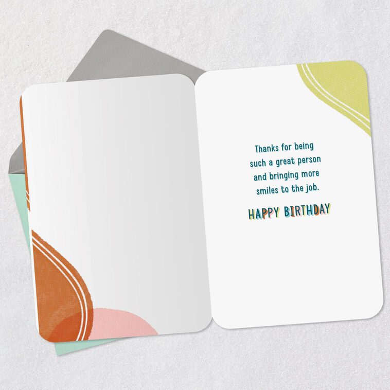 Hallmark You Make Work Feel A Lot Less Work-y Birthday Card For Coworker