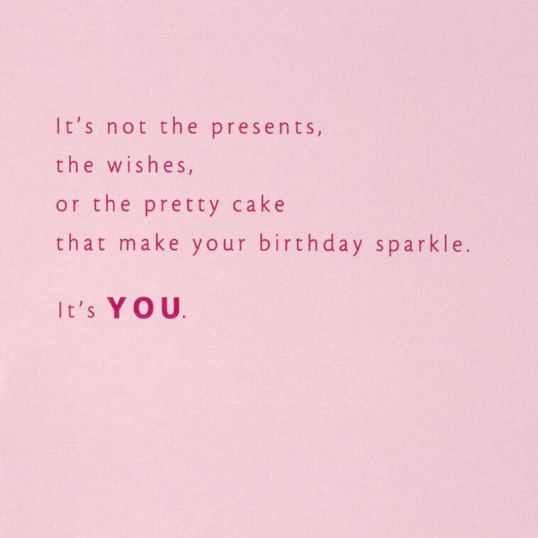 Hallmark You Make Your Birthday Sparkle Birthday Card