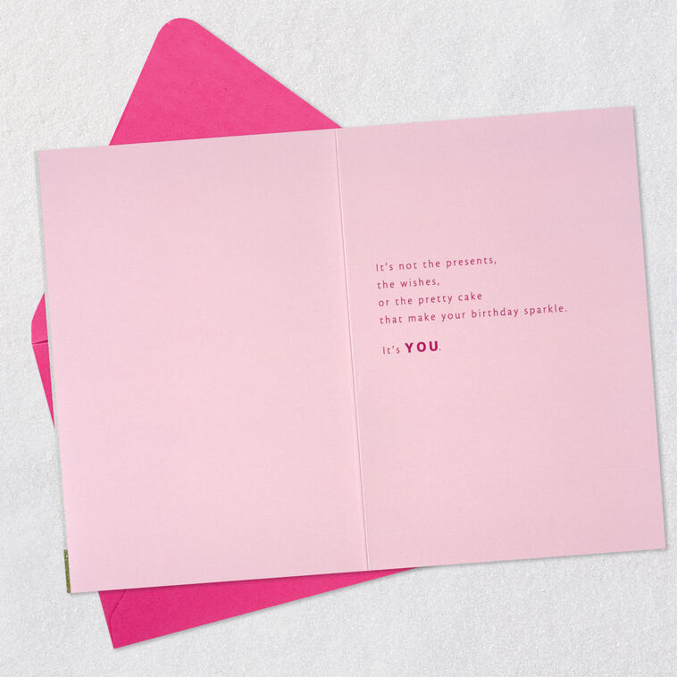 Hallmark You Make Your Birthday Sparkle Birthday Card