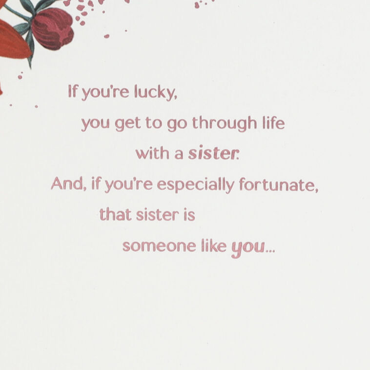 Hallmark You Mean So Much To Me Birthday Card For Sister