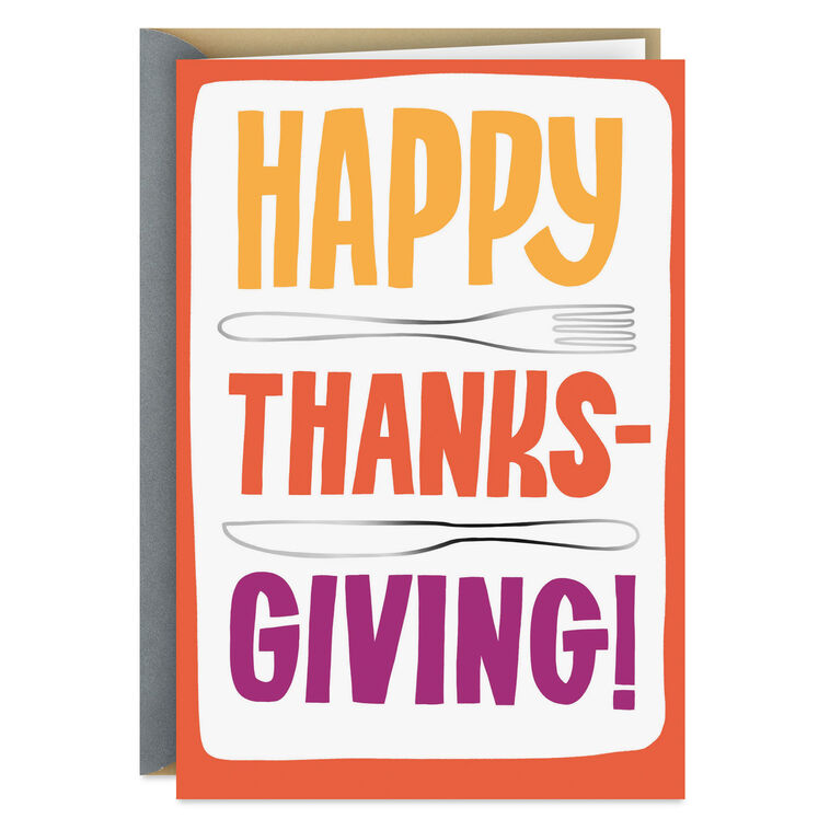 hallmark You Might Like Seconds Funny Thanksgiving Card