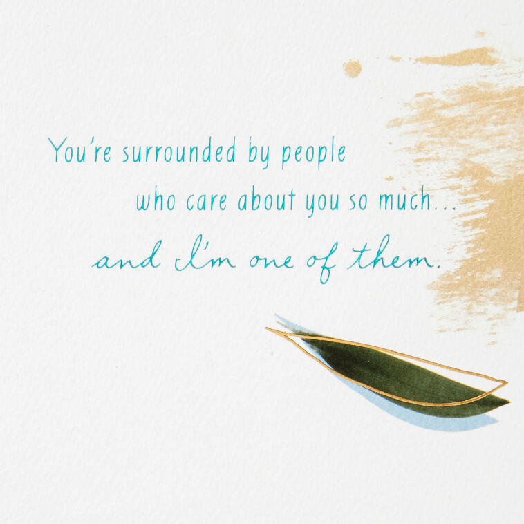 Hallmark You Never Have To Handle The Hard Times Alone Thinking Of You Card