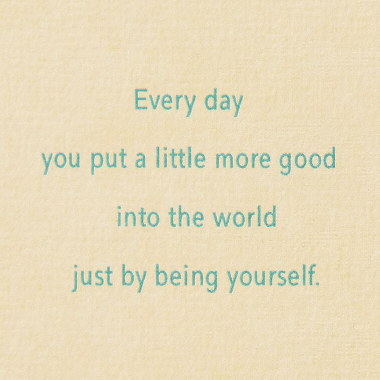 Hallmark You Put Good Into The World 13th Birthday Card For Grandson
