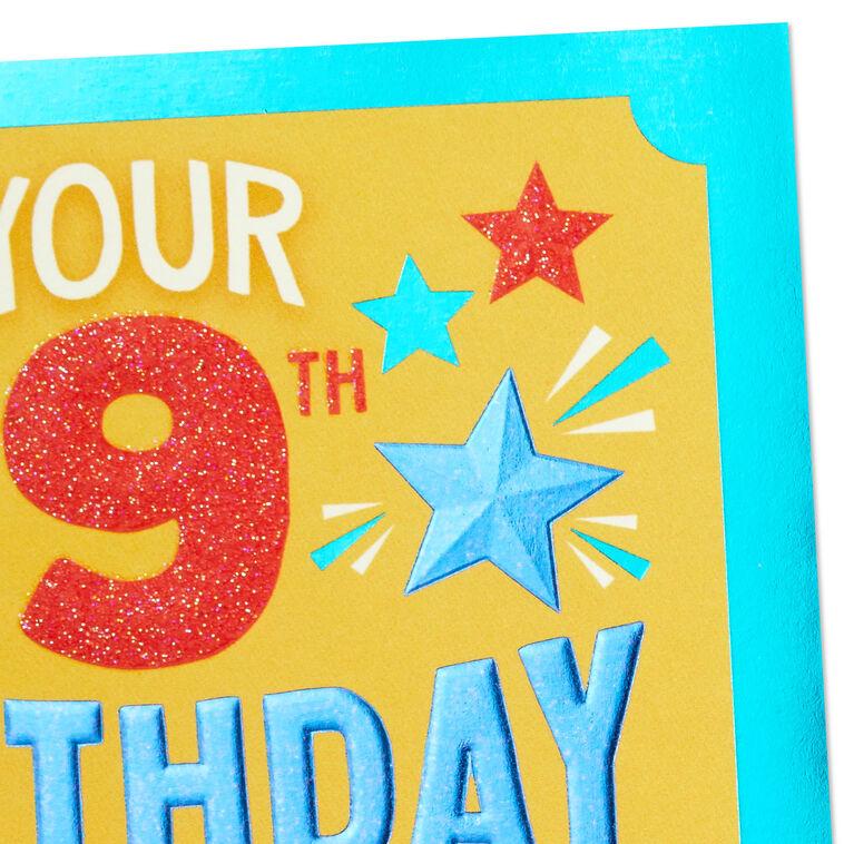 Hallmark You're A Big Deal 9th Birthday Card For Kids