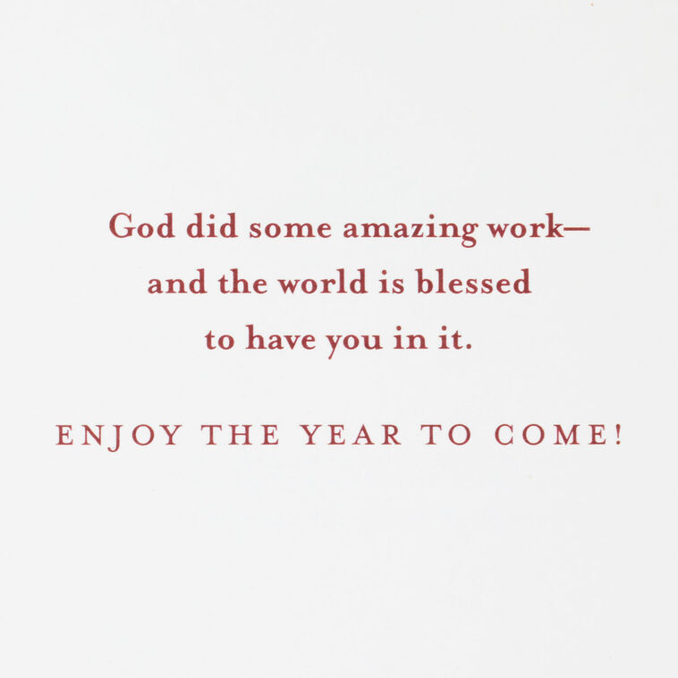 Hallmark You're A Blessing Religious Birthday Card For Brother