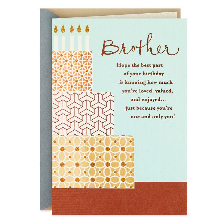 hallmark You're a Blessing Religious Birthday Card for Brother