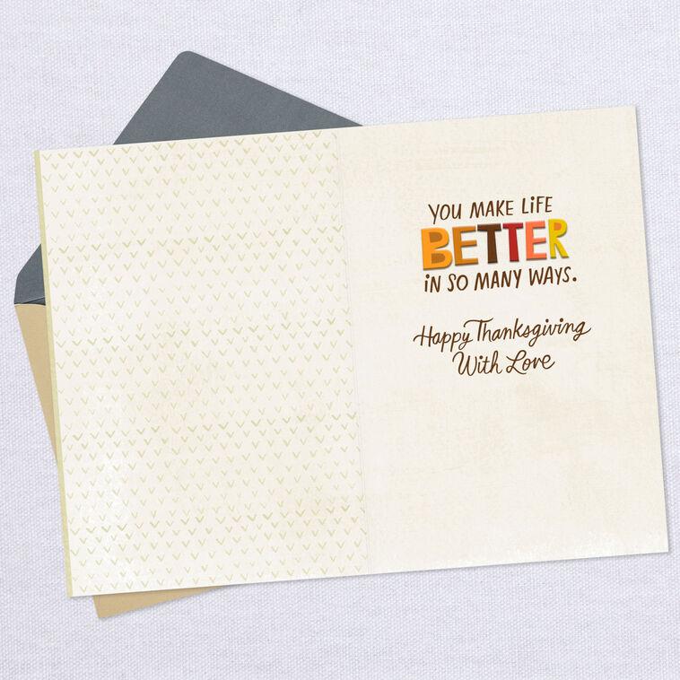 Hallmark You're A Blessing Thanksgiving Card For Both