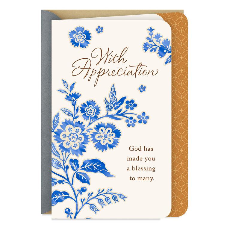 hallmark You're a Blessing to Many Religious Clergy Appreciation Card