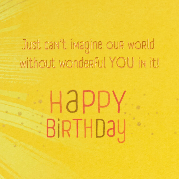 Hallmark You're A Bright Spot In Our Universe Birthday Card For Son
