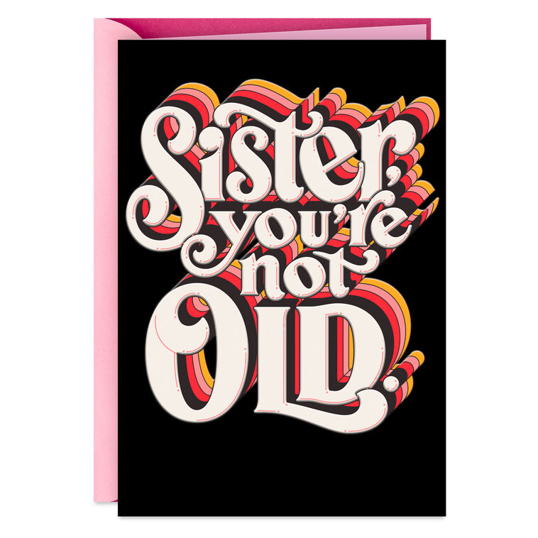 hallmark You're a Classic Funny Birthday Card for Sister