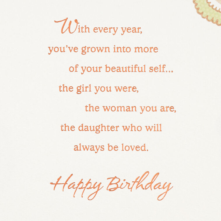 Hallmark You're A Dream Come True Birthday Card For Daughter