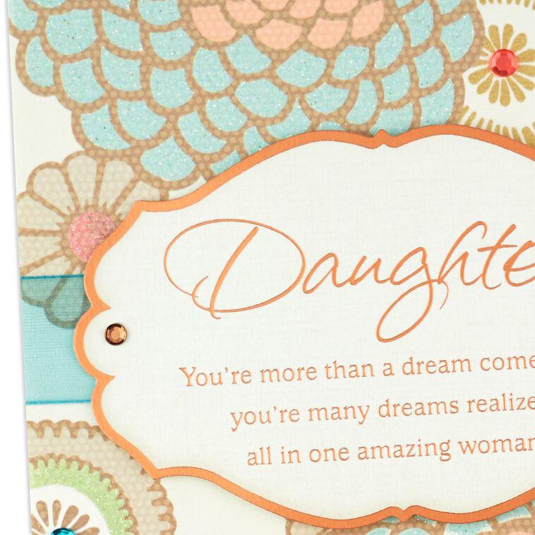 Hallmark You're A Dream Come True Birthday Card For Daughter