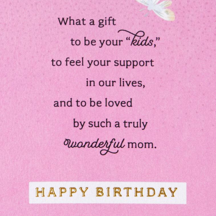 Hallmark You're A Gift Birthday Card For Mom From Both