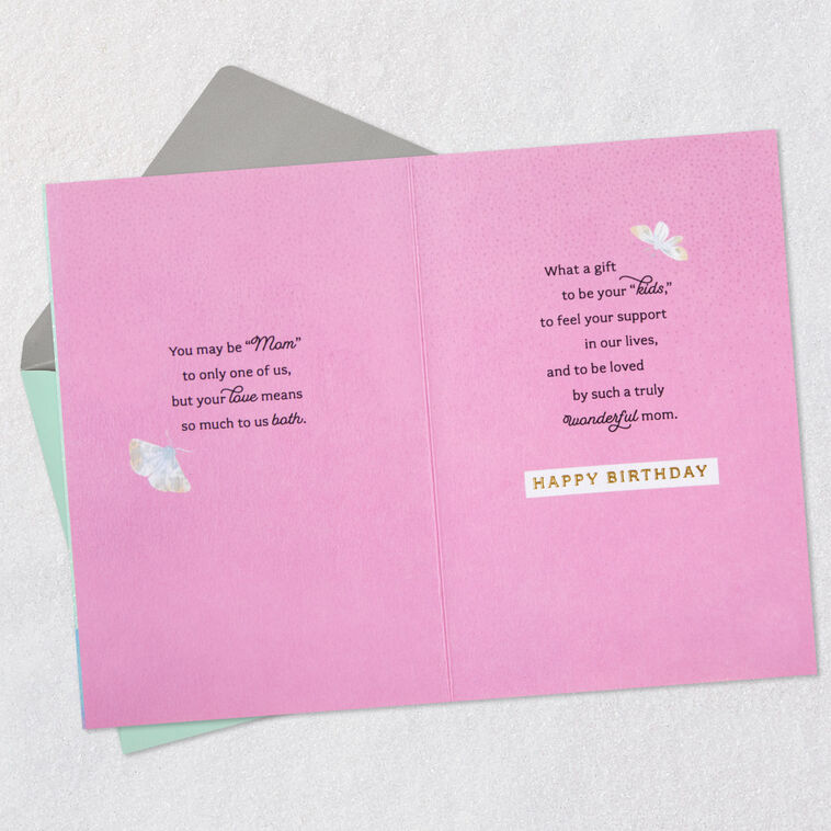 Hallmark You're A Gift Birthday Card For Mom From Both