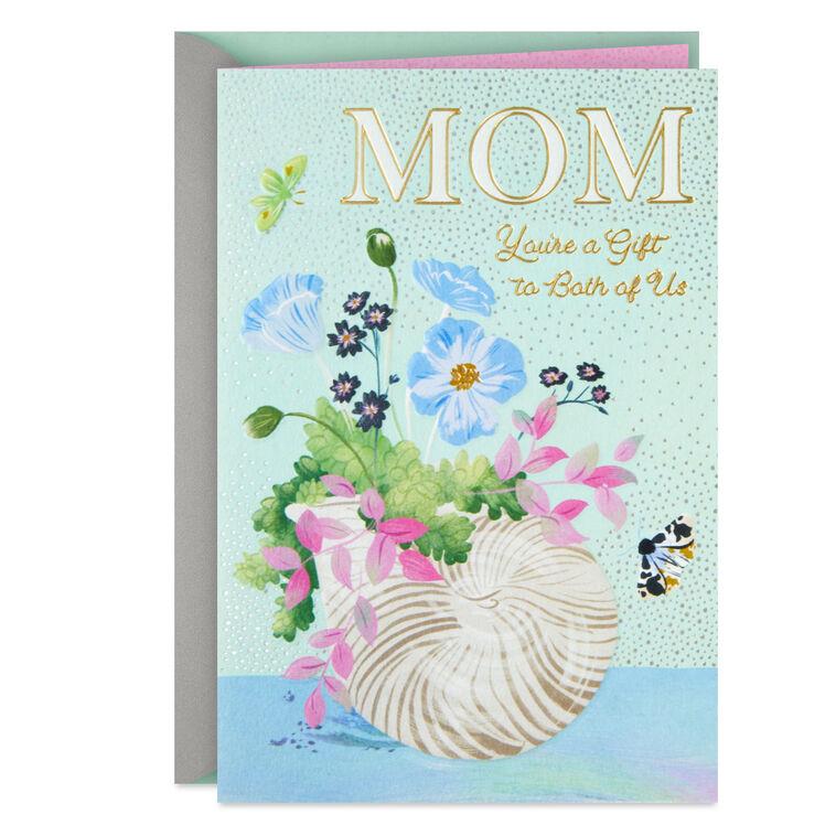 hallmark You're a Gift Birthday Card for Mom From Both
