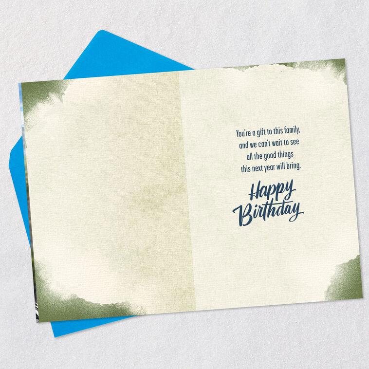 Hallmark You're A Gift To This Family Birthday Card For Grandson