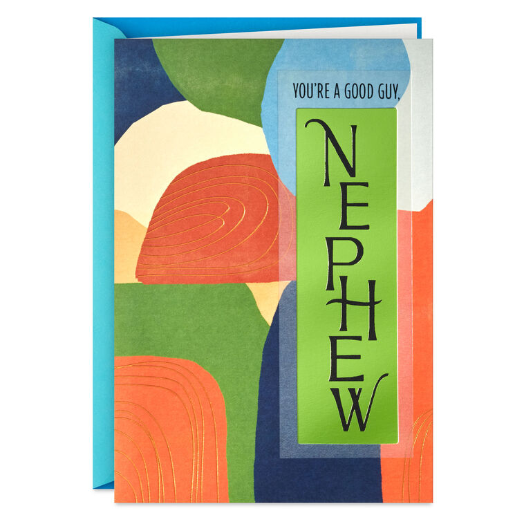 hallmark You’re a Good Guy Even Behind the Scenes Birthday Card for Nephew