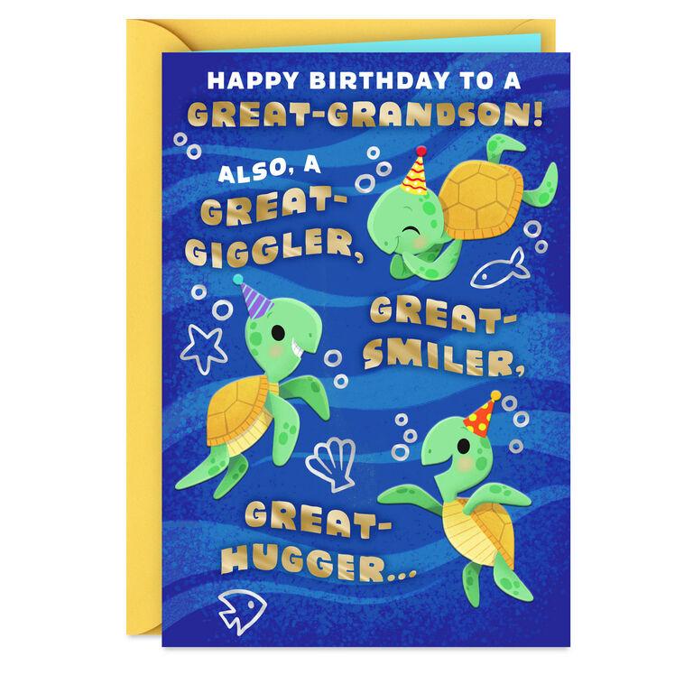 hallmark You’re a Great Everything Birthday Card for Great-Grandson