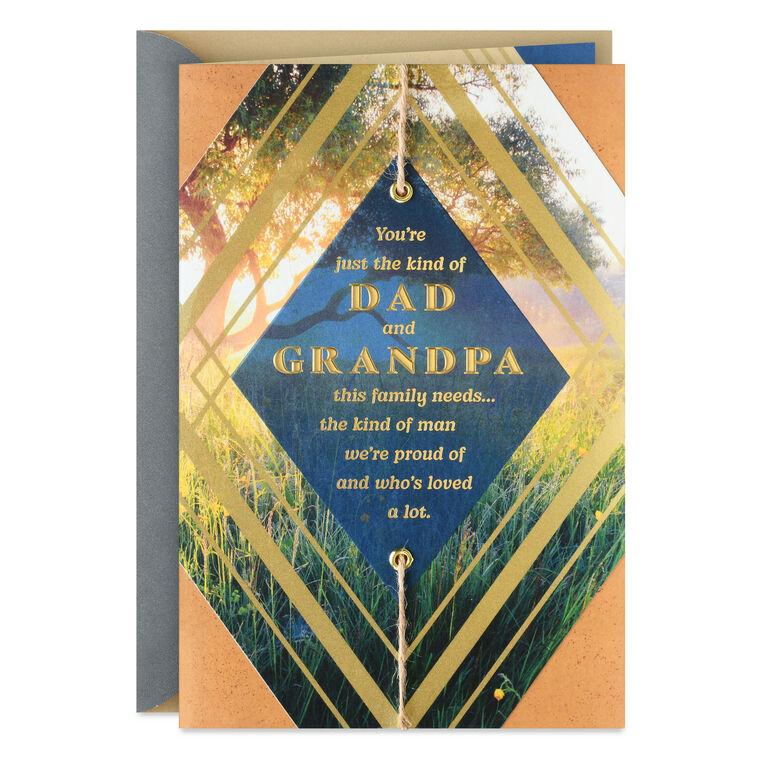 hallmark You're a Great Man Dad and Grandpa Birthday Card From Us