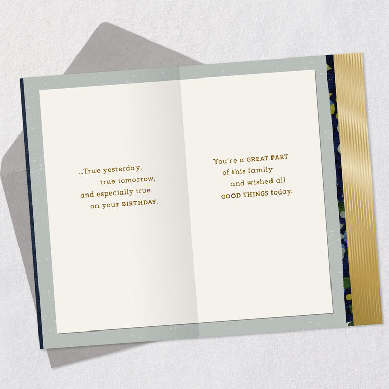 Hallmark You're A Great Part Of This Family Birthday Card For Him