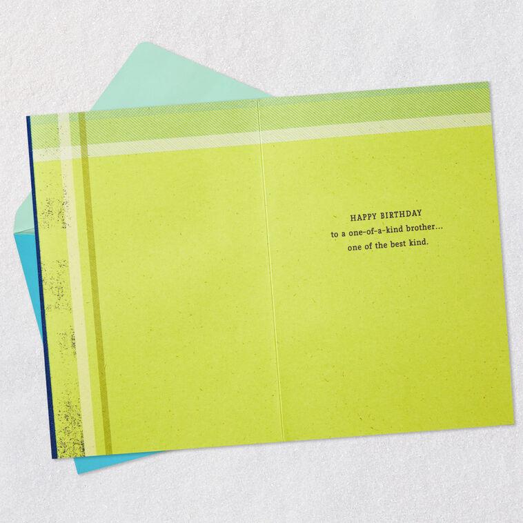 Hallmark You're A One-of-a-Kind Brother Birthday Card