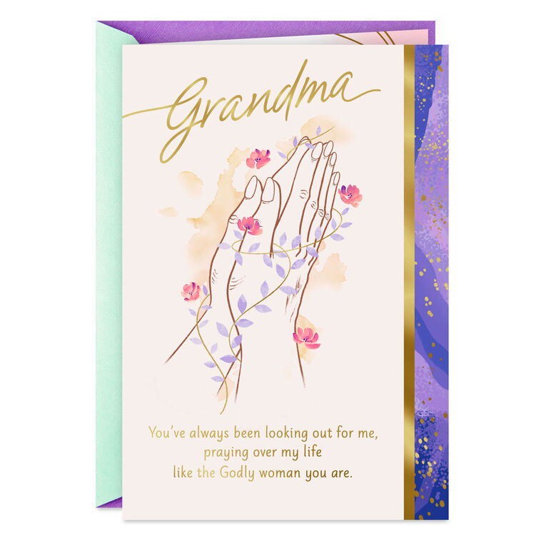 hallmark You're a Powerful Example of Faith Birthday Card for Grandma